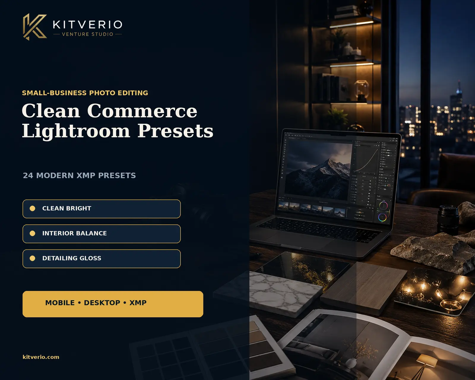 Clean Commerce Lightroom Presets cover