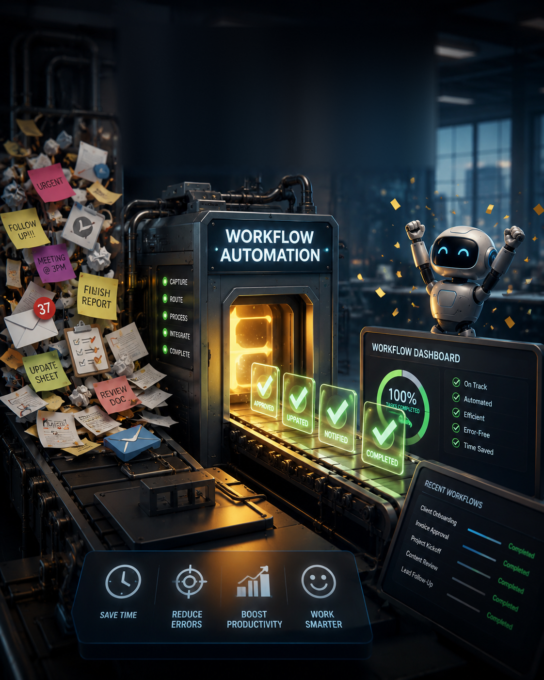 Workflow Automation — Automate the Hand-Offs That Slow Work Down.