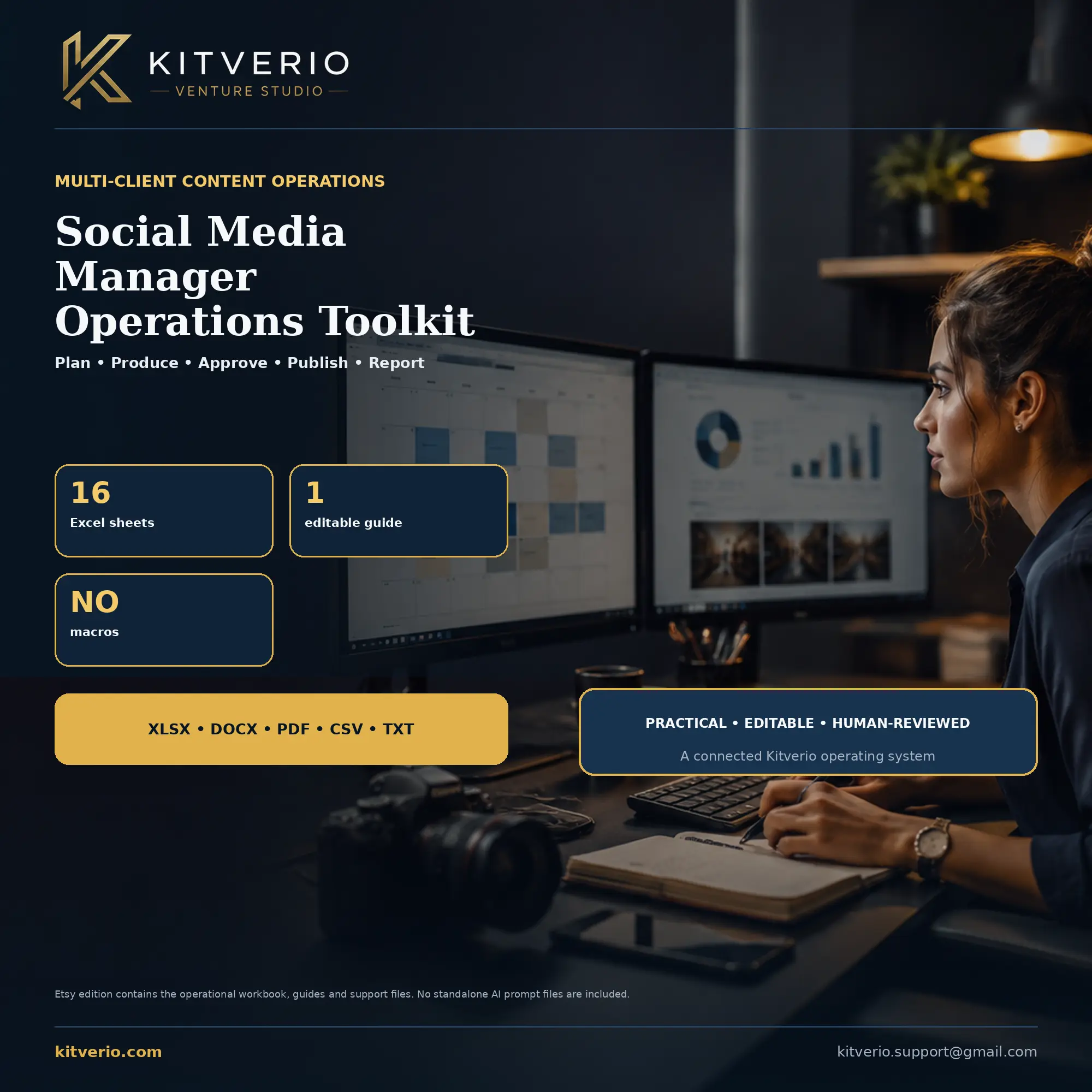 Social Media Manager Operations Toolkit cover