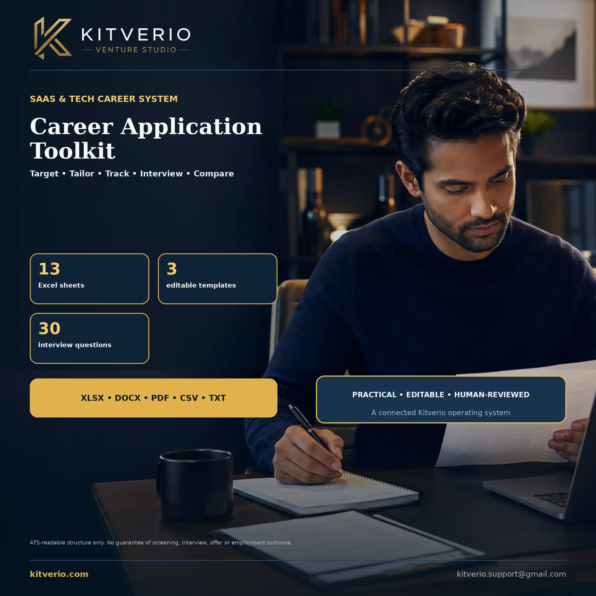 SaaS and Tech Career Application Toolkit cover